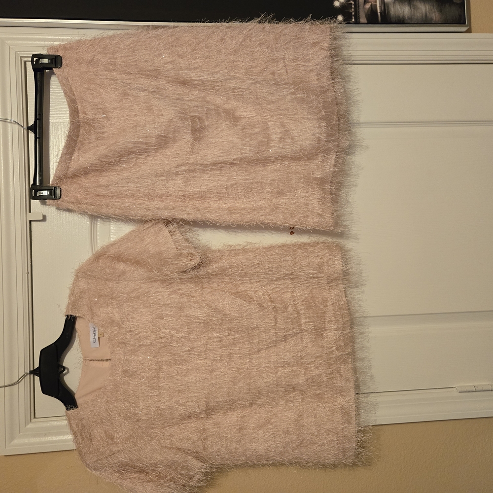Fuzzy Pink Two-Piece Set